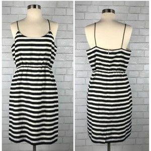 ✨ J. CREW STRIPED BLOUSON DRESS, NWT, SIZE 0